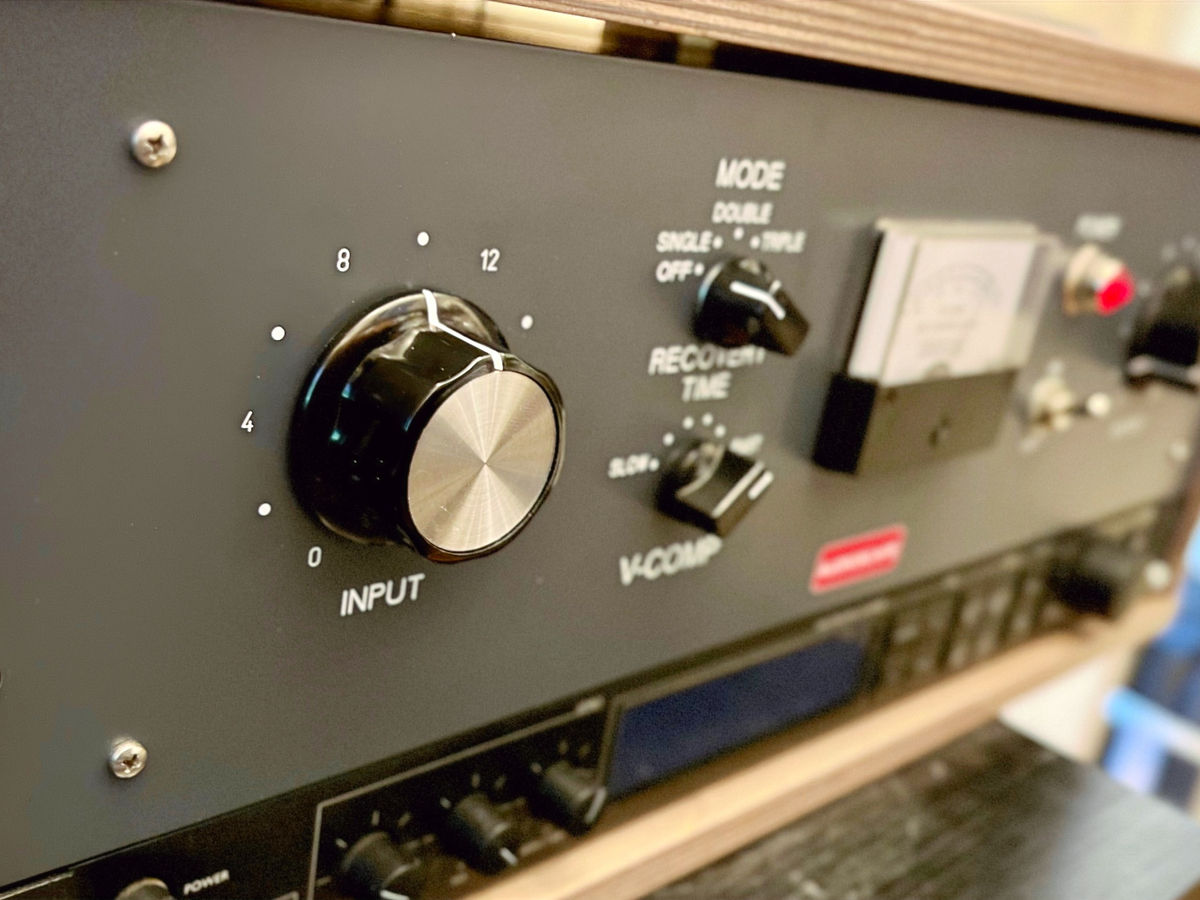 Current studio rack and signal chain visual from existing site.